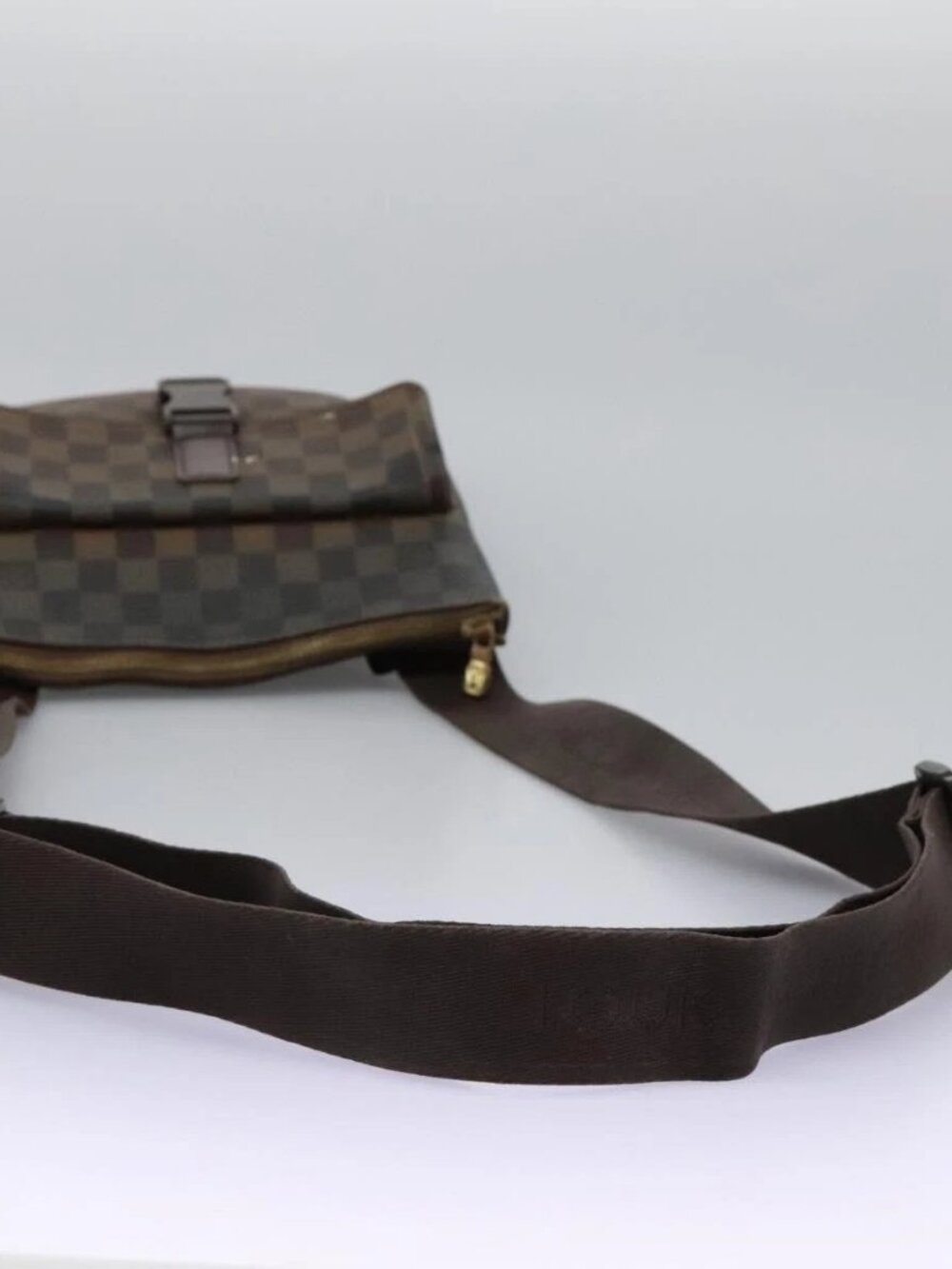 LOUIS VUITTON Damier Ebene Pochette Merwiel Shoulder Bag N51127 LV Auth nb153 - Picture 8 of 16